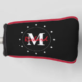 Monogram Putter Cover Golf Headcover (Vorderseite)