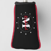 Monogram Putter Cover Golf Headcover (Rotieren 90)