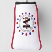 Monogram Putter Cover Golf Headcover (Rotieren 90)