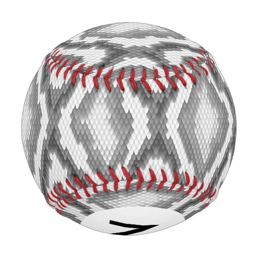 Monogram Python Schlangenhautmuster Baseball (Rückseite)