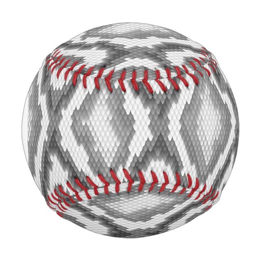 Monogram Python Schlangenhautmuster Baseball (Vorderseite)
