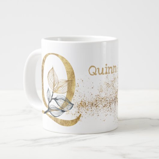Monogram "Q" Jumbo Tasse Soup Ice Cream (Vorderseite Links)