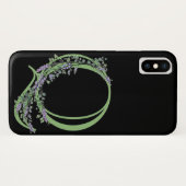 Monogram Q Lavendel Eucalyptus Case-Mate iPhone Hülle (Rückseite (Horizontal))