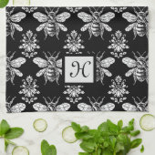 Monogram Queen Bee Kitchtuch Geschirrtuch (Gefaltet)