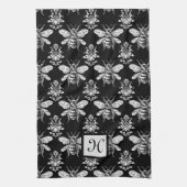 Monogram Queen Bee Kitchtuch Geschirrtuch (Vertikal)