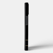 Monogram R golden individuelle Name rote Rose schw Case-Mate iPhone Hülle (Rückseite / Rechts)