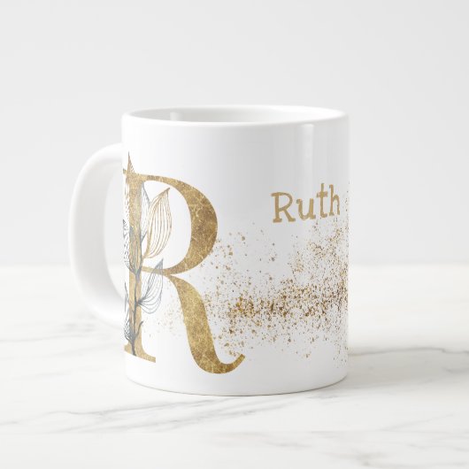 Monogram "R" Jumbo Tasse Soup Ice Cream (Vorderseite Links)