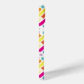 Monogram Rainbow Diagonal Lines Muster Pop Art Case-Mate iPhone Hülle (Rückseite / Rechts)