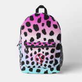MONOGRAM RAINBOW LEOPARD BEDRUCKTER RUCKSACK (Vorderseite)
