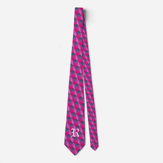 MONOGRAM RASPBERRY NECK TIE KRAWATTE (Vorderseite)