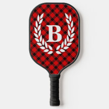 Monogram Red Buffalo Karo Pickleball Paddle