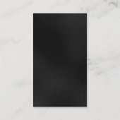 Monogram Red Gray Consultant-Visitenkarte Visitenkarte (Rückseite)