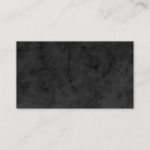 Monogram Red Gray Muster Moderner Berater Visitenkarte (Rückseite)