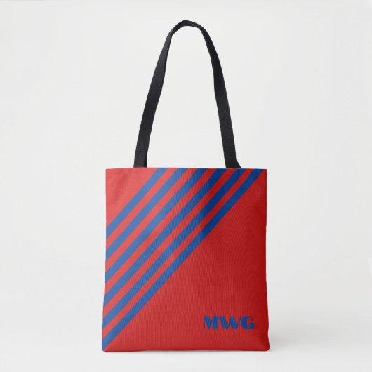 Monogram Red White Tasche (Vorderseite)