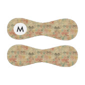 Monogram Retro geometrisches Muster 5 Baseball (Paneele)