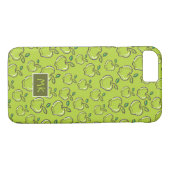 Monogram Retro Little Green Äpfel Frucht Case-Mate iPhone Hülle (Rückseite (Horizontal))