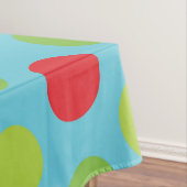 Monogram Retro Polka Dots Christmas Tablecloth Tischdecke (Beispiel)