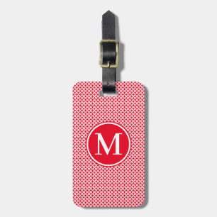 Monogram RF Red Diamond Dot Gepäckanhänger