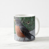 Monogram Robin Foto Kaffeetasse (VorderseiteRechts)