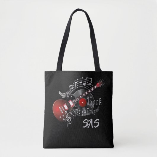 Monogram Rock Guitar - Red Tasche (Vorderseite)