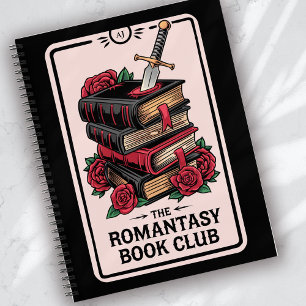 Monogram Romantasy Book Club Reading Journal Notizblock