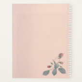 Monogram Rose Gold Termin 2025 Planer (Rückseite)