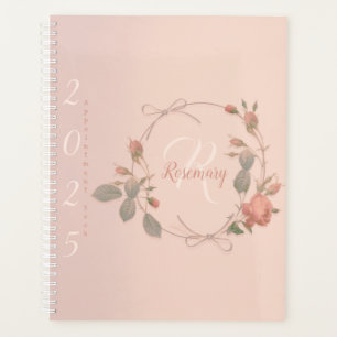 Monogram Rose Gold Termin 2025 Planer