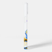 Monogram Royal Blue Abstrakt Blue Case-Mate iPhone Hülle (Rückseite / Rechts)