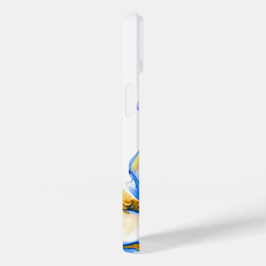 Monogram Royal Blue Abstrakt Blue Case-Mate iPhone Hülle (Rückseite / Rechts)