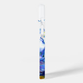 Monogram Royal Blue Abstrakt Blue Case-Mate iPhone Hülle (Rückseite / Links)