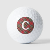 Monogram Royal Stewart Tartan Value 3-pk Golfball (Vorderseite)