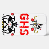 MONOGRAM ROYAL VINTAG Case-Mate iPhone HÜLLE (Rückseite (Horizontal))