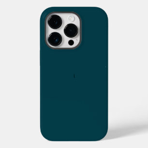 Monogram Rustic Aquamarin Blue iPhone 14 Pro Case