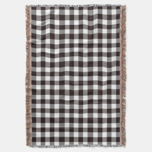 Monogram Rustic Chic Kariert Decke