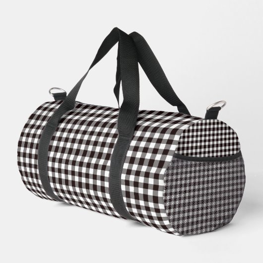 Monogram Rustic Chic Kariert Duffle Bag (Rechte Ecke)
