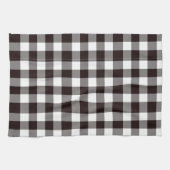 Monogram Rustic Chic Kariert Geschirrtuch (Horizontal)