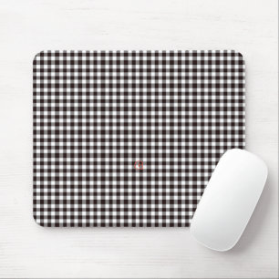 Monogram Rustic Chic Kariert Mousepad
