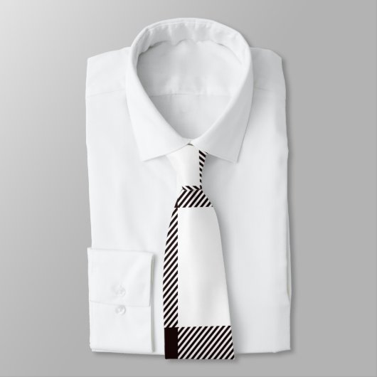 Monogram Rustic Chic Kariert Neck Tie Krawatte (Gebunden)