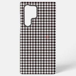Monogram Rustic Chic Kariert Samsung Galaxy Hülle