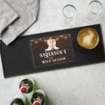 Monogram Rustic Country Name Saloon
