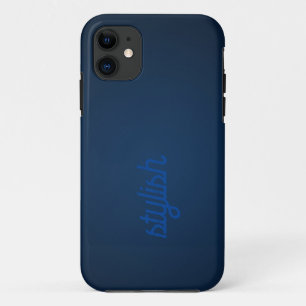Monogram Rustic ]Dark Blue Case-Mate iPhone Hülle
