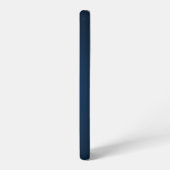 Monogram Rustic Dark Blue Samsung Galaxy Hülle (Linke Seite)