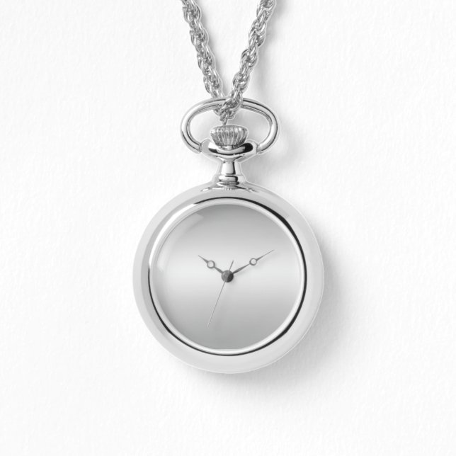 Monogram Rustic Grey & White Aquamarin Silver Wrap Armbanduhr (Vorderseite)