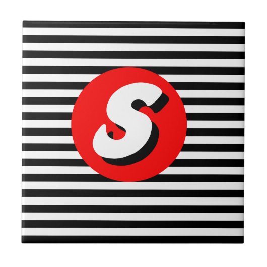 Monogram S. Fliese (Vorderseite)