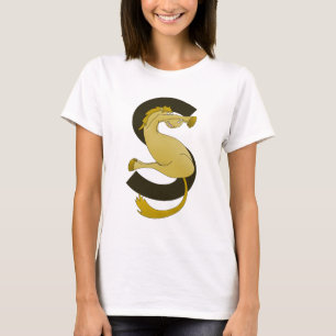 Monogram S Funny Pony individuell T-Shirt