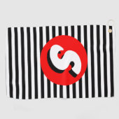 Monogram S Golfhandtuch (Horizontal)