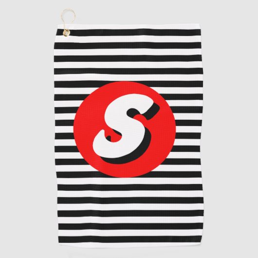 Monogram S Golfhandtuch (Vorderseite)