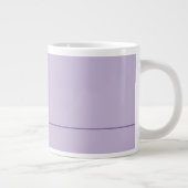 Monogram S in Beautiful Scroll Typografy Jumbo-Tasse (Rechts)