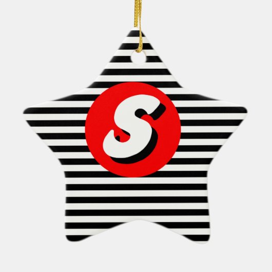 Monogram S. Keramikornament (Hinten)