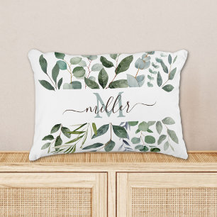 Monogram Sage Green Eucalyptus Greenerenerenerity  Dekokissen